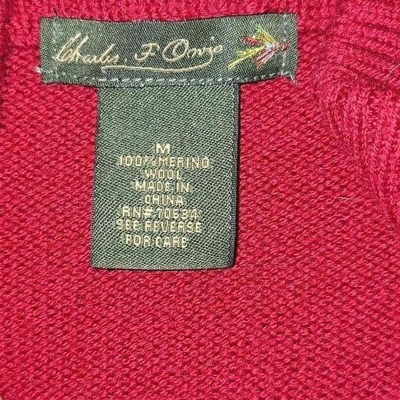 Orvis Heavy Knit Zip up Merino Wool Cardigan - Picture 5 of 6